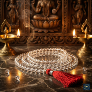 Premium Clear Quartz mala