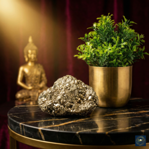 Authentic Raw Pyrite Crystal Cluster