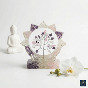 Handcrafted Crystal Tree of Life Sunburst Decor